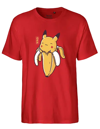 Bananachu - banana, monster, gaming, anime, manga, bananya - Fairtrade T-Shirt
