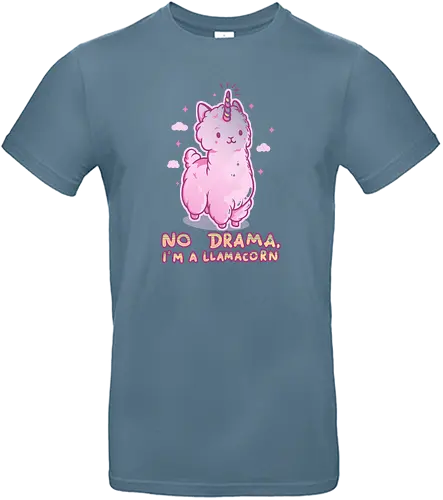 Llamacorn - unicorn, einhorm, lama, llama, neuweltkamel, fun, cute, niedlich, drama - Standard T-Shirt