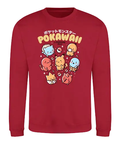 Pokawaii - kawaii, anime, game, gaming, monster, nippon, japan, cute, niedlich, pocket - Sweatshirt
