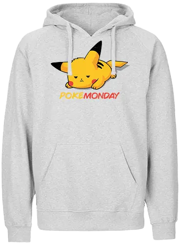 Pocketday - mondays, montag, monster, cute, work sucks, work, i know, gaming, mon, pik - Fairtrade Hoodie