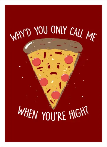 Why'd you only call me when you're high?