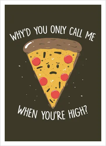 Why'd you only call me when you're high?