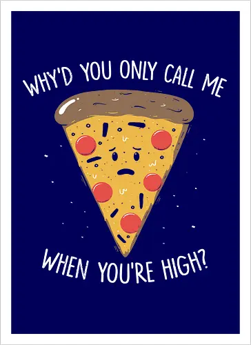 Why'd you only call me when you're high?