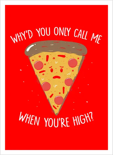 Why'd you only call me when you're high?
