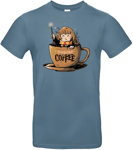 Magicae Coffee - magic, magie, hexe, witch, coffee, kaffee, zaubern, trinken, cute, kawaii - Standard T-Shirt