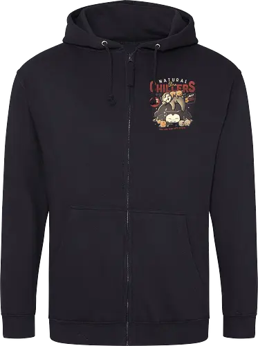 Natural Born Chillers - chill, chillen, nap, sloth, cat, katze, faultier, pocket, monster - Hoodie Jacke
