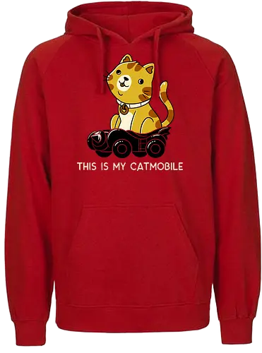 Catmobile - Catmobile, cat, katze, mashup, pun, mobile, fun - Fairtrade Hoodie