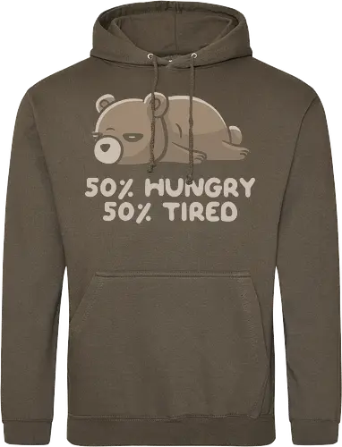 50% Hungry 50% Tired