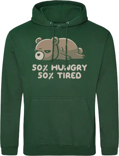 50% Hungry 50% Tired