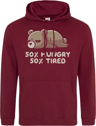 50% Hungry 50% Tired