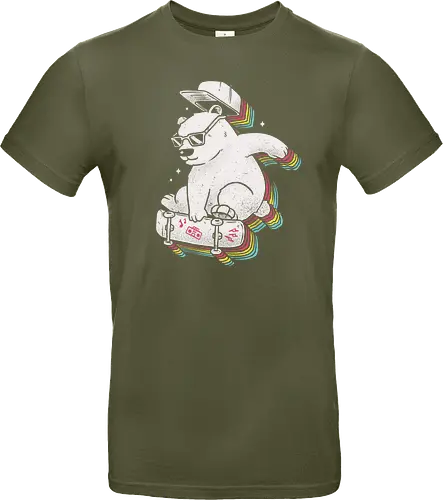 Rainbow Skate Bear