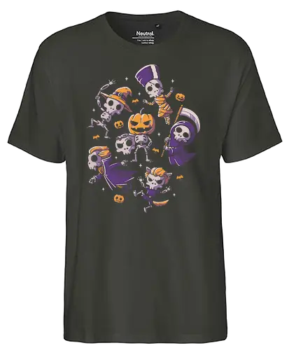 Halloween Skulls - halloween, skulls - Fairtrade T-Shirt