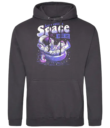 Chilling in Space - chill, space, fun, meme, No bother - Standard Hoodie