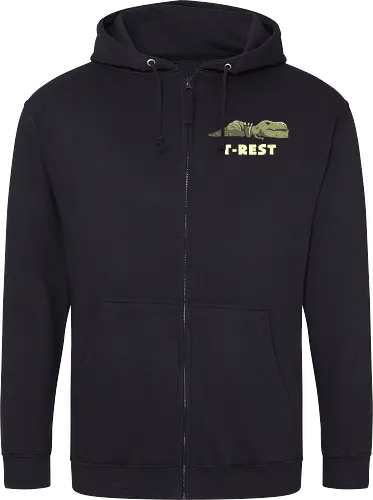 T-Rest - pun, dino, t-rex, Rest, lazy - Hoodie Jacke