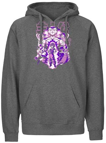 Transformation - dragon, ball, dbz, goku, freeze, cold, anime, manga - Fairtrade Hoodie