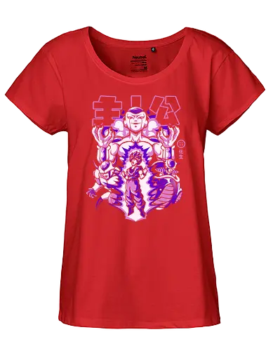Transformation - dragon, ball, dbz, goku, freeze, cold, anime, manga - Fairtrade Girl Shirt