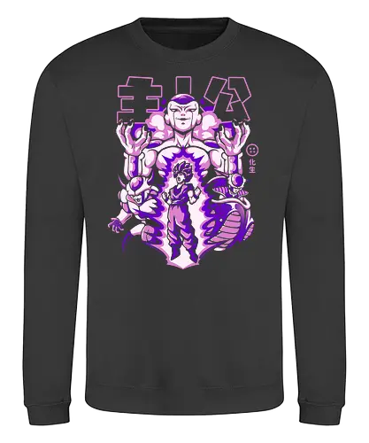 Transformation - dragon, ball, dbz, goku, freeze, cold, anime, manga - Sweatshirt