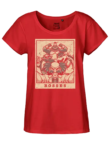 Bosses - selfie, Schurke, bösewicht, gaming, videogames - Fairtrade Girl Shirt