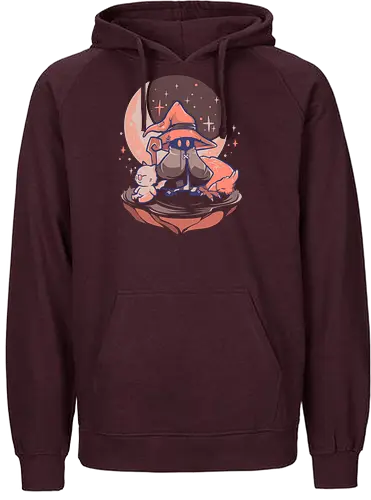 Nightfall Mage - mage, final, fantasy, Black mage, Vivi, gaming - Fairtrade Hoodie