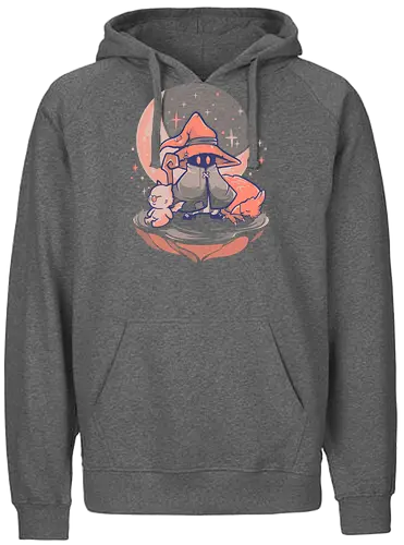 Nightfall Mage - mage, final, fantasy, Black mage, Vivi, gaming - Fairtrade Hoodie