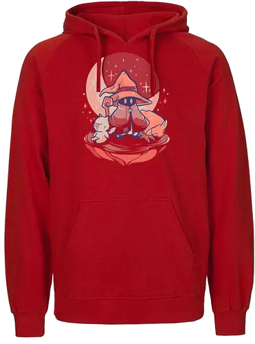 Nightfall Mage - mage, final, fantasy, Black mage, Vivi, gaming - Fairtrade Hoodie