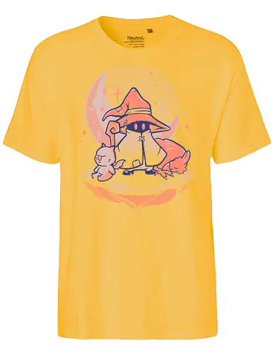 Nightfall Mage - mage, final, fantasy, Black mage, Vivi, gaming - Fairtrade T-Shirt
