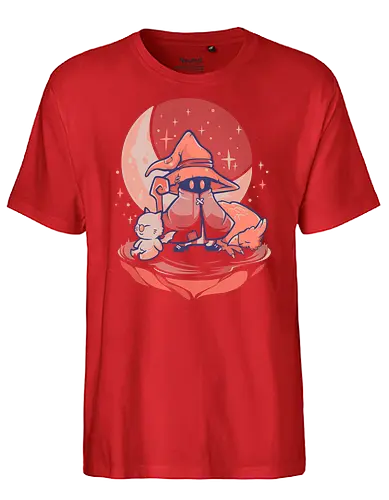 Nightfall Mage - mage, final, fantasy, Black mage, Vivi, gaming - Fairtrade T-Shirt