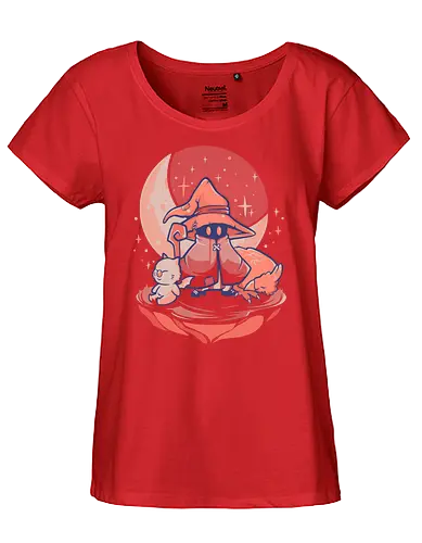 Nightfall Mage - mage, final, fantasy, Black mage, Vivi, gaming - Fairtrade Girl Shirt
