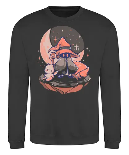 Nightfall Mage - mage, final, fantasy, Black mage, Vivi, gaming - Sweatshirt