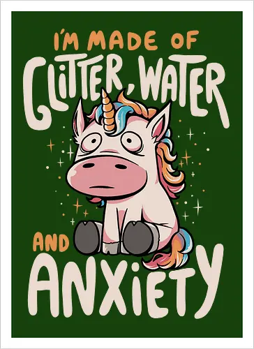Glitter Water and Anxiety