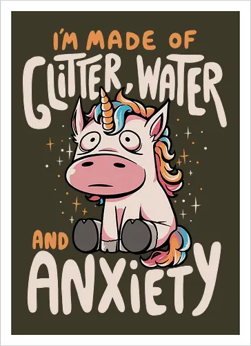 Glitter Water and Anxiety