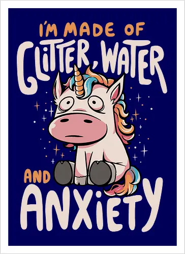 Glitter Water and Anxiety