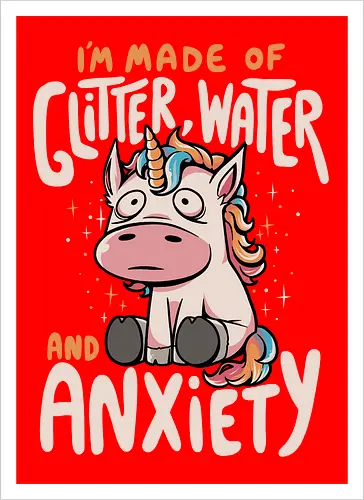 Glitter Water and Anxiety