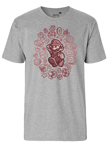 Plumber Boy - klempner, mario, gaming, classic games, jump'n'run, platformer - Fairtrade T-Shirt