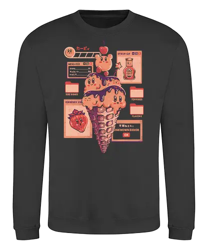 Pink Puff Cream - ice, eis, pink, gaming, icecream - Sweatshirt