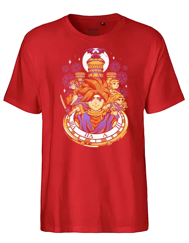 Chrono Travelers - chrono, trigger, jrpg, rpg, gaming, Retro Games - Fairtrade T-Shirt