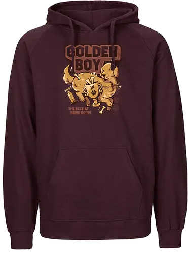 Golden Boy - dog, good boy, good girl, doggo, hund, cute - Fairtrade Hoodie