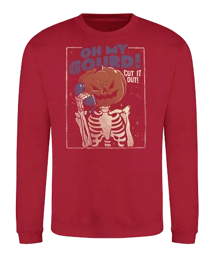 Oh My Gourd - pumpkin, kürbis, jack-o-lantern, halloween - Sweatshirt