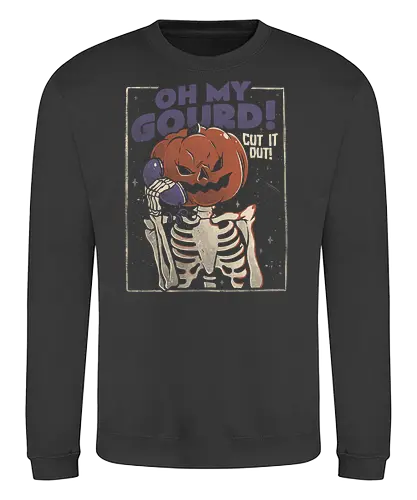 Oh My Gourd - pumpkin, kürbis, jack-o-lantern, halloween - Sweatshirt