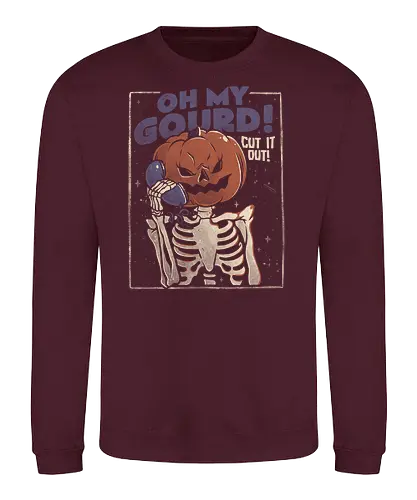 Oh My Gourd - pumpkin, kürbis, jack-o-lantern, halloween - Sweatshirt
