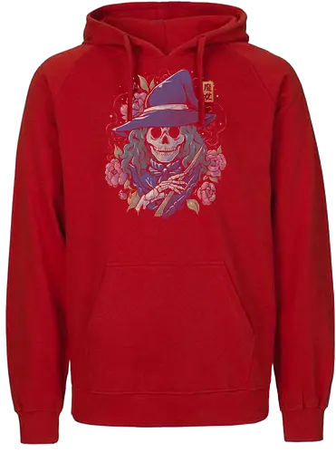 Magic Death - magic, witch, hexe, Magician, skull - Fairtrade Hoodie