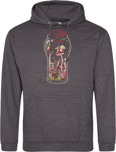 Gnome Jar - gnom, glas, jar, pilz, mushroom - Standard Hoodie