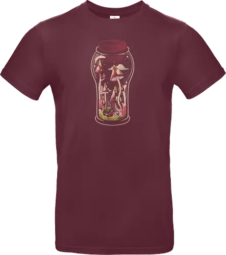 Gnome Jar - gnom, glas, jar, pilz, mushroom - Standard T-Shirt