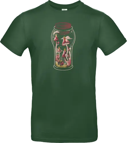 Gnome Jar - gnom, glas, jar, pilz, mushroom - Standard T-Shirt