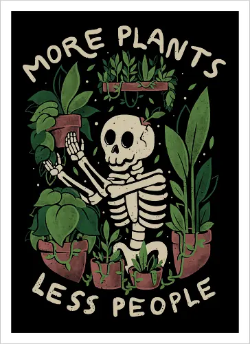More Plants Less People