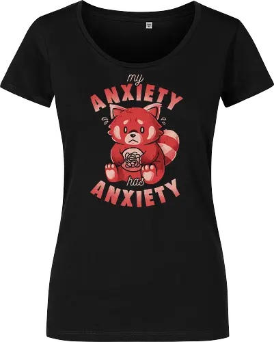 My Anxiety Has Anxiety - Funny Sarcasm Red Panda Gift