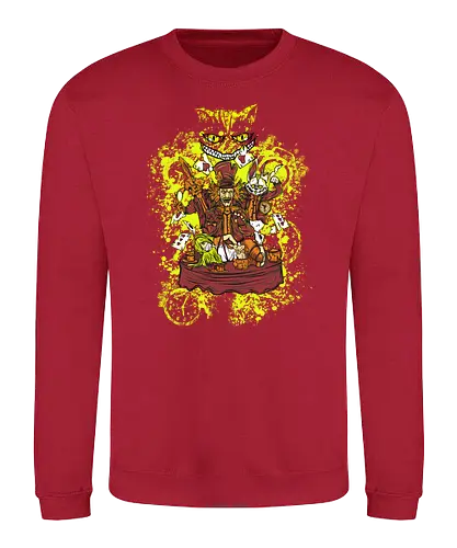 Alice in Wonderland - alice, wunderland, wonderland, lewis carroll, macabre, dark - Sweatshirt