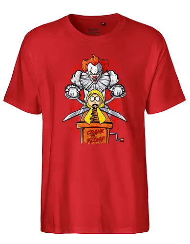 It Float - it, es, film, horror, clown, Clown, literatur, mashup, fun - Fairtrade T-Shirt