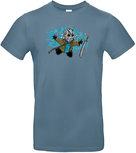 Nevermind Jason - mashup, friday the 13th, freitag der 13., tgif, nevermind, music, album cover - Standard T-Shirt