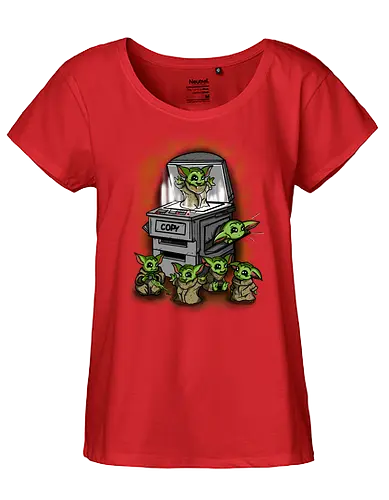Cutenes Invasion - cute, child, scifi, serie, mashup, Overload - Fairtrade Girl Shirt